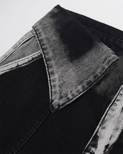 Cuffed Waist Washed Cargo Pants
